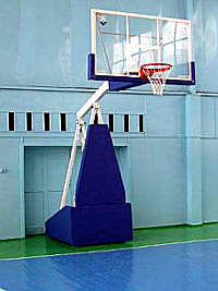 Ферма  (стойка)   баскетбольная производства Россия (вылет стрелы 1,25 м - 1,75  для  укороченных школьных залов)